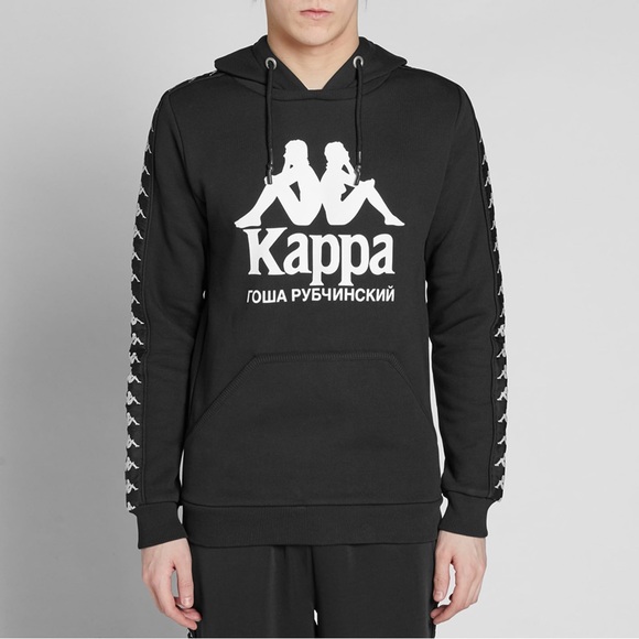 Kappa x Gosha Rubchinskiy Black Hoodie / Men Small - Picture 2 of 5